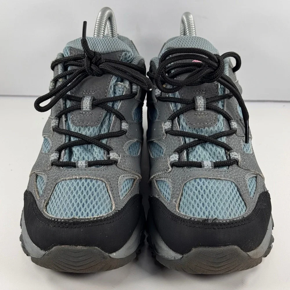 Merrell Alverstone Waterproof Hiking Shoes Grey Blue MK165706 Size 5.5 M